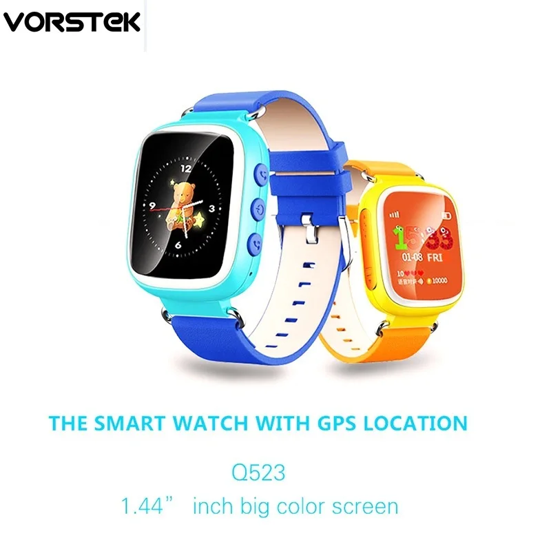 

Christmas Gif GPS Q523 Touch Screen WIFI Smart Watch Children SOS Call Location Finder Device Tracker Kid Safe Anti Lost Monitor