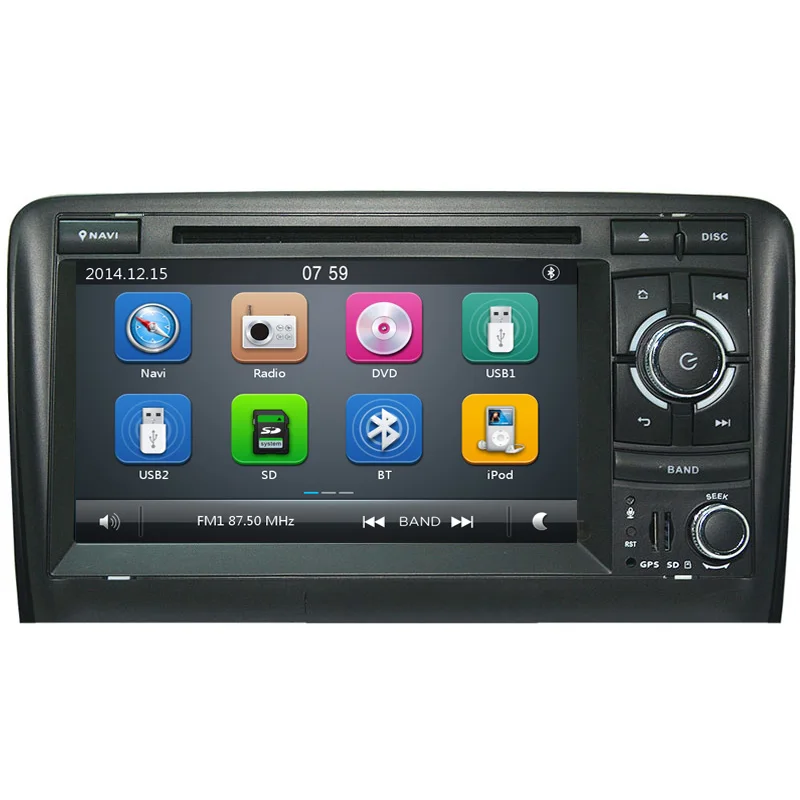Оригинальный Дизайн! 2 DIN 7 дюймов dvd плеер автомобиля для Audi/A4 2002 2008 Canbus Радио GPS