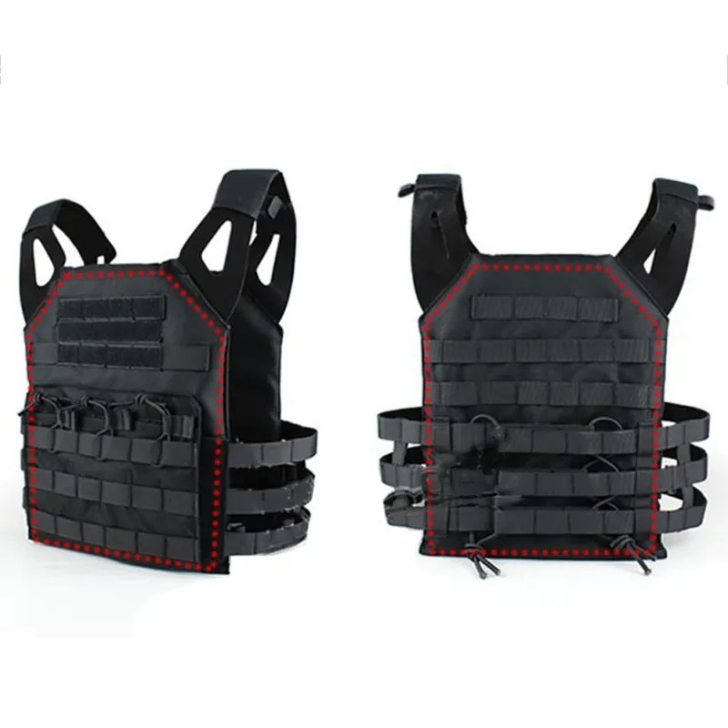 

2 Pieces Outdoor Tactical Equipment Tactical Vest Protective Pad EVA Shock Absorbing Hunting Vest Baffle