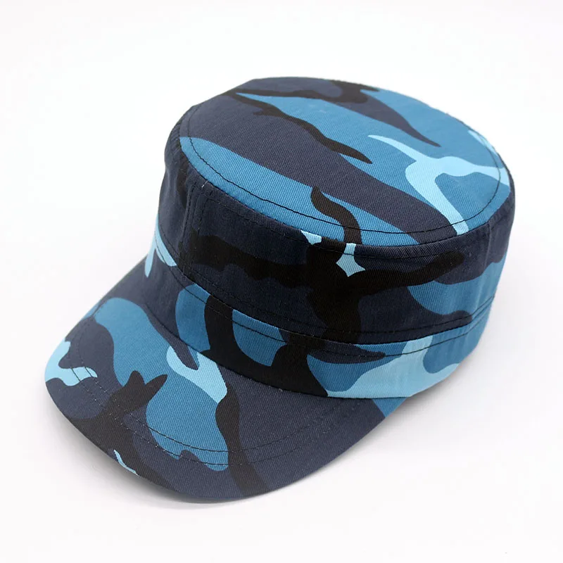 Классическая камуфляжная кепка с Фибоначчи на весну и лето, военная Кепка для мужчин и женщин, камуфляжная бейсболка с регулируемым плоским верхом