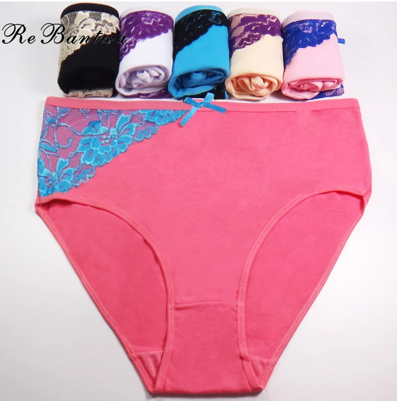 Rebantwa New Brand Women Underwear Cotton Panties Lace Sexy lingerie