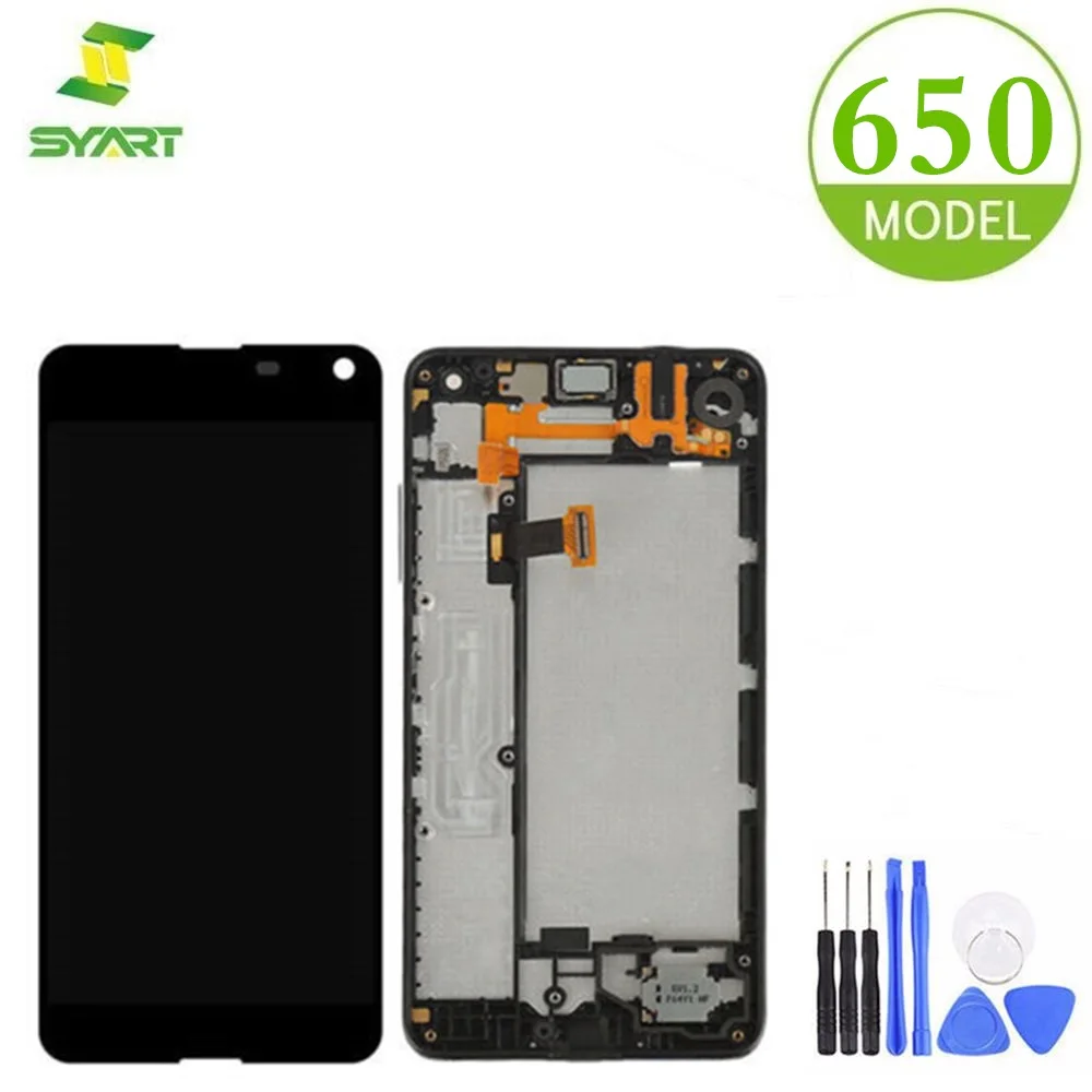 

For Nokia Lumia 650 LCD Display Touch Screen Digitizer Assembly With Frame Replacement For RM-1152 RM-1154 RM-1109 RM-1113 LCDs
