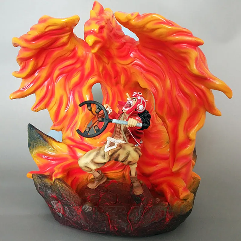 28 см одна деталь Usopp Битва Ver статуя Смола соломенная шляпа Пираты Usopp фигурка Коллекционная модель игрушки Рождественский подарок