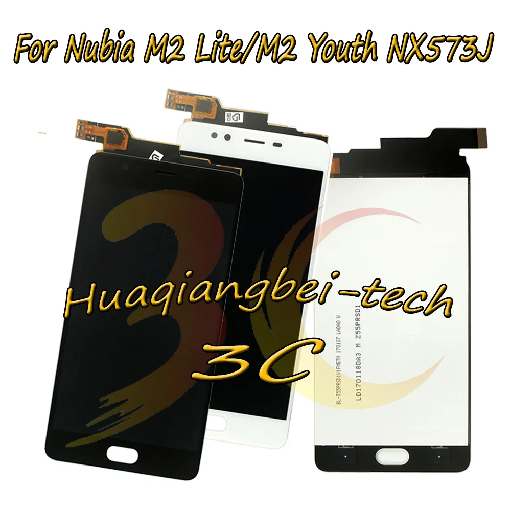 5 5 New For ZTE Nubia M2 Lite M2 Youth NX573J Full LCD DIsplay Touch Screen