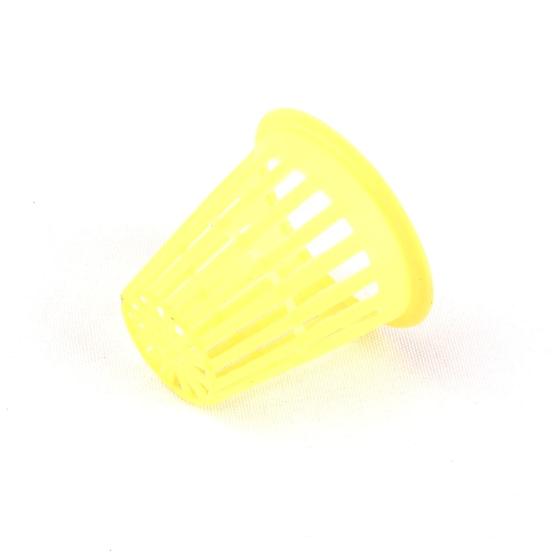100pcs Dia47mm Soilless Planting Basket Aquaponics Cup Hydroponic Pot Aeroponic Mesh Pot Organic Vegetable Grow Green Thumb