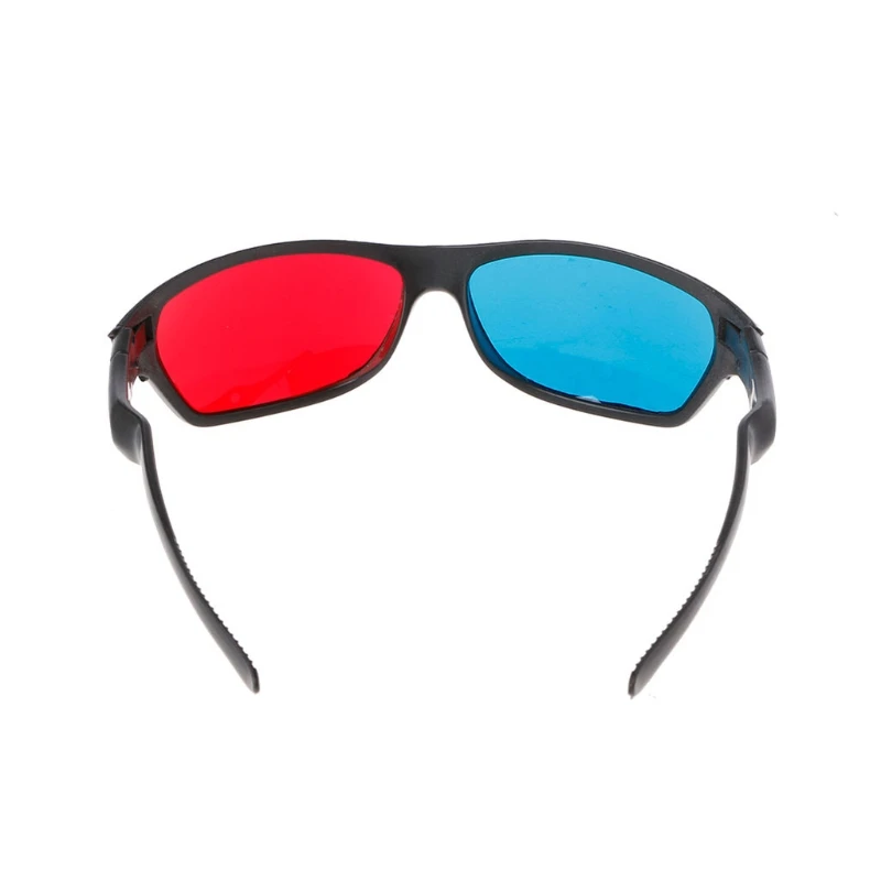 3D Glasses Universal White Frame Red Blue Anaglyph 3D Glasses For Movie Game DVD Video TV