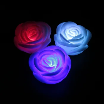 

High Quality LED Night Lamp Romantic Rose Flower Night Light Color Changed Lamp LED Night Lights Interior Design