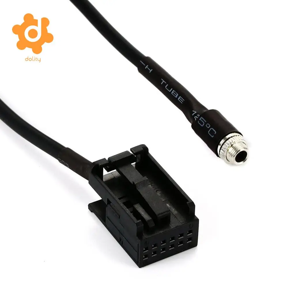 dolity 3.5mm Female AUX Audio Music Cable+Removal Keys for Ford Car Stereo 6000CD