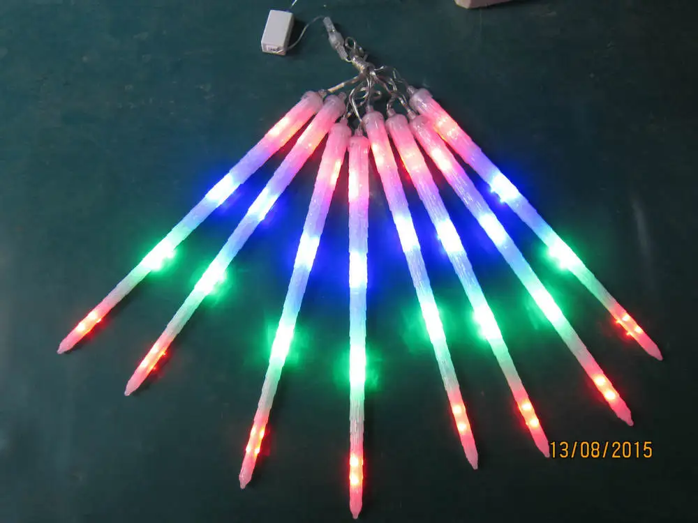 

10sets/lot LED Meteor Light Multi Color Marquee Synchronous Scanning Pipeline Segment Jumped 8pcs/ Set