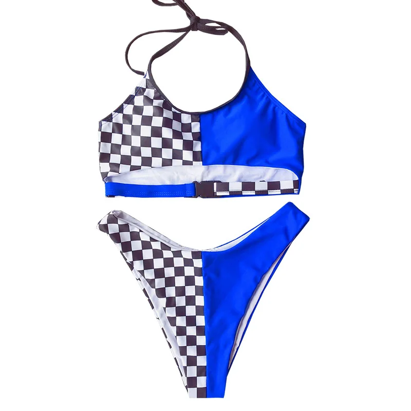 ZisioN 2019 Sexy Bikini Set Women Swimsuit Female Swimwear Patchwork Plaid Bikinis Sport Two-Pieces Bathing Suit Padded Biquini HTB112M XcfrK1RkSnb4q6xHRFXaO - ZisioN 2019 Sexy Bikini Set Women Swimsuit Female Swimwear Patchwork Plaid Bikinis Sport Two-Pieces Bathing Suit Padded Biquini