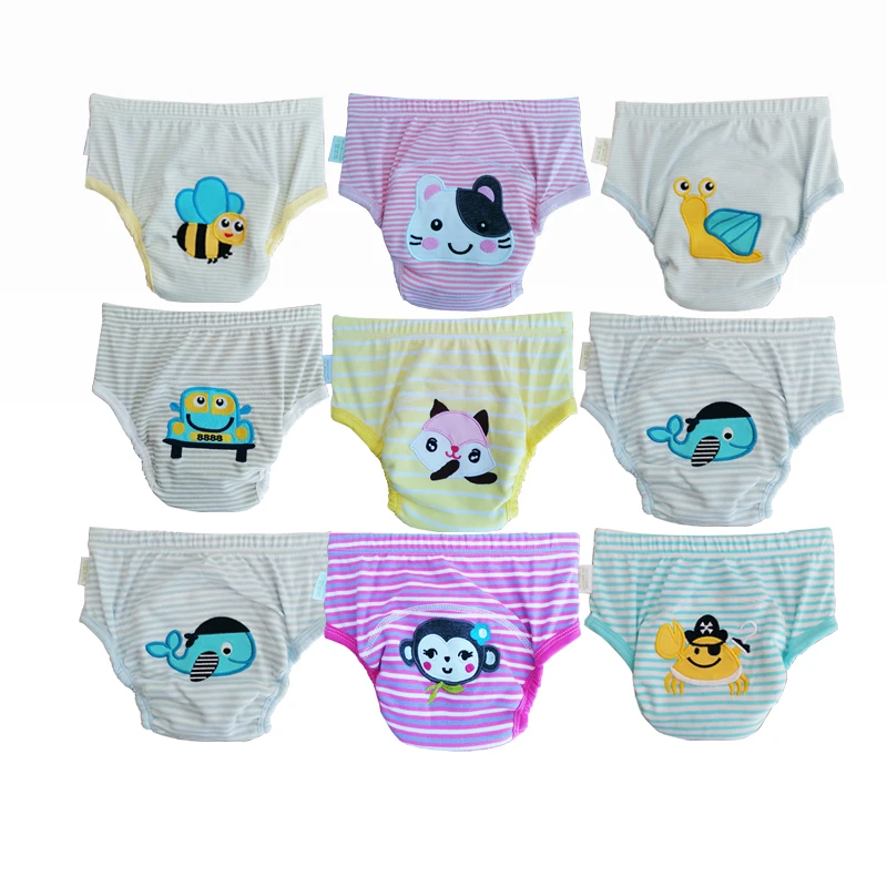 Детские Многоразовые моющиеся трусики Babyfriend оптовая продажа водонепроницаемые