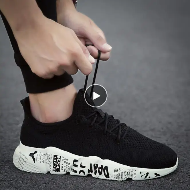 Тканая мужская повседневная обувь дышащая Tenis Masculino zapatos hombre Sapatos мужские