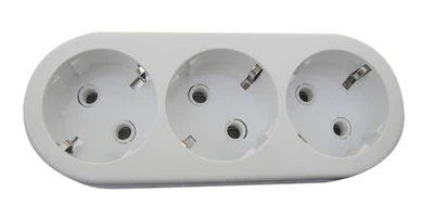 

Germany standard three position conversion socket Euro three bit ceramic conversion socket Romania three bit conversi