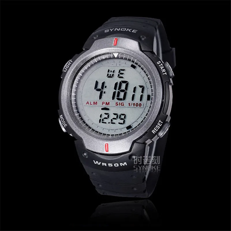 Горячие часы люксовый бренд мужские спортивные водонепроницаемые уличные спортивные мужские цифровые светодиодный кварцевые наручные часы с будильником электронный светодиодный