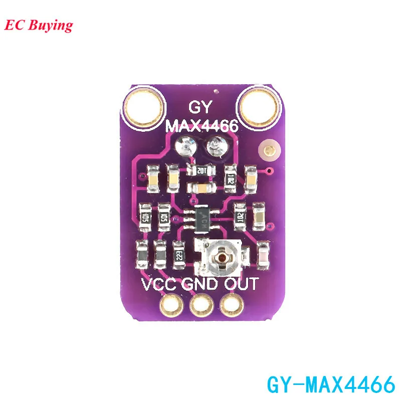 MAX4466 Сенсор модуль GY электретный микрофон Усилители домашние с регулировкой
