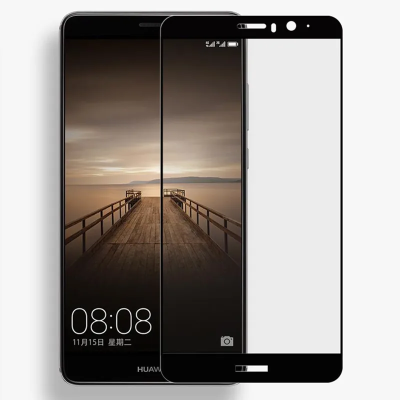 

9H 2.6mm Tempered GLASS For Huawei Mate 9 three color of Full screen coverage of mobile phone film 2017 Exquisite design