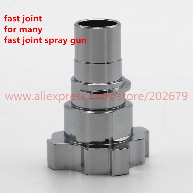 all Spray gun connector PPS spray gun cup adapter pot joints 16X1.5 14X1 G3/8 for spray gun disposable measuring cup - Цвет: Fast joint