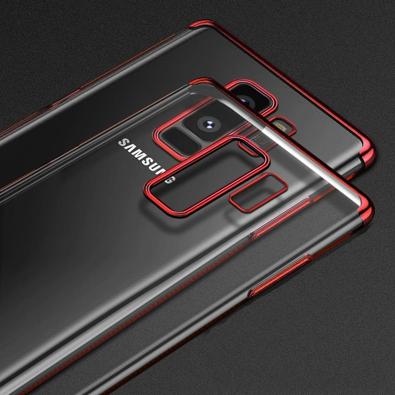 

Luxury Plating TPU Soft Case 3 In 1 Cover For Samsung Galaxy S8 S9 Plus A3 A5 J3 J5 J7 2016 2017 Grand Prime Cases Funda Capa