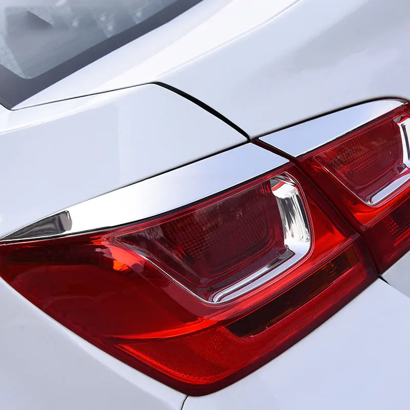FIT FOR 2015 CHEVROLET CRUZE REAR TAIL LIGHTS TAILLIGHTS LAMP TRIM