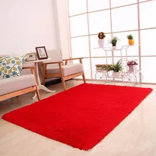 Гостиная ковры Европейский пушистый коврик детский коврик для комнаты Спальня коврик нескользящий мягкий искусственный мех коврик серый и красный цвета розовый прямоугольник одеяло