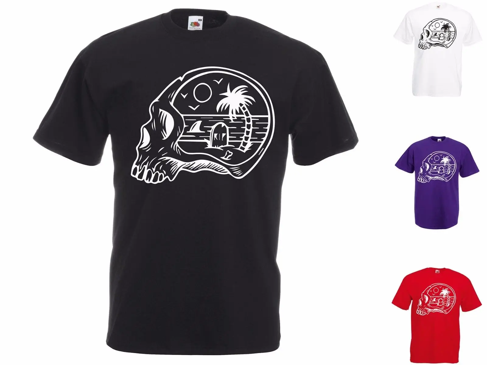 تصفح على الدماغ تي شيرت مطبوع الجمجمة هواية تصفح