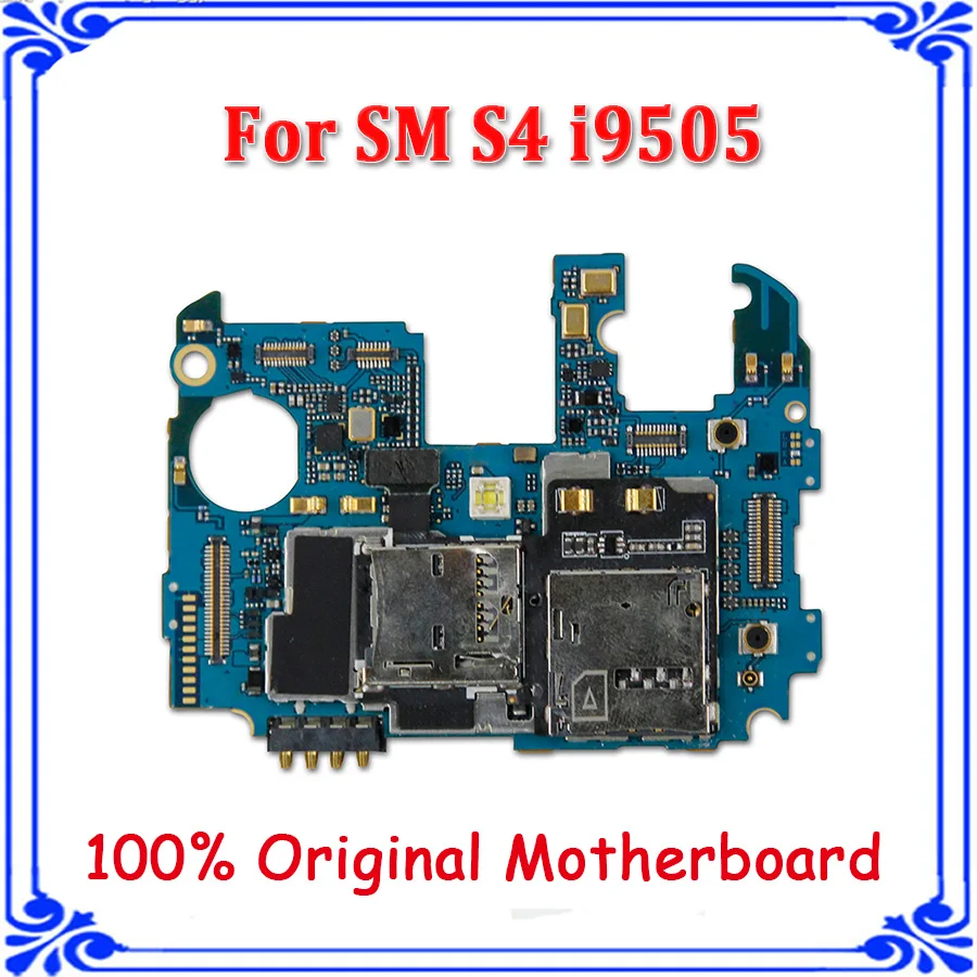 

Europe Version & Original Unlocked for Samsung Galaxy S4 i9505 Motherboard,Mainboard with Chips,Good Working