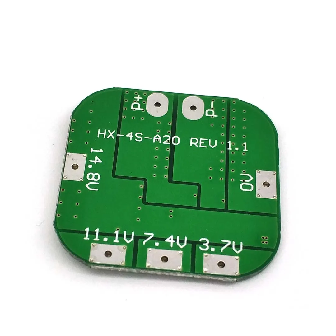 4S 14,8 в/16,8 в 20A пиковая литий-ионная BMS PCM плата защиты батареи BMS PCM для литиевых LicoO2 Limn2O4 18650 LI батарея