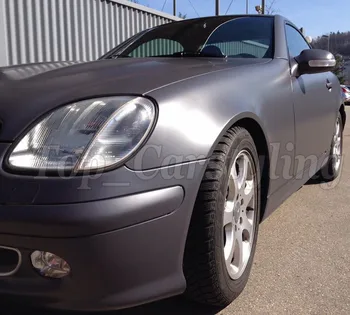 

1.52x10m/roll Matte gunmetal grey vinyl wrap air bubble free gray matte film for car wrapping