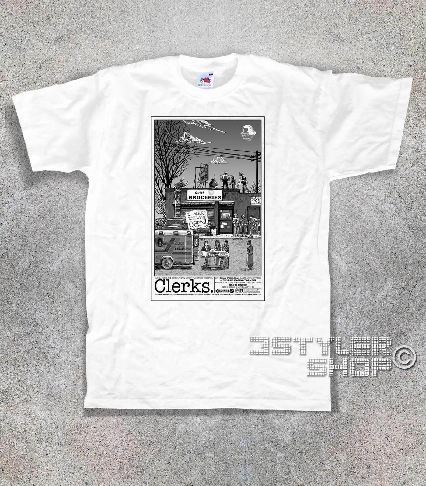 T-SHIRT Clerks Commessi Dante Randal Silent Bob Pio Bernardo cult 3stylershop | Мужская одежда