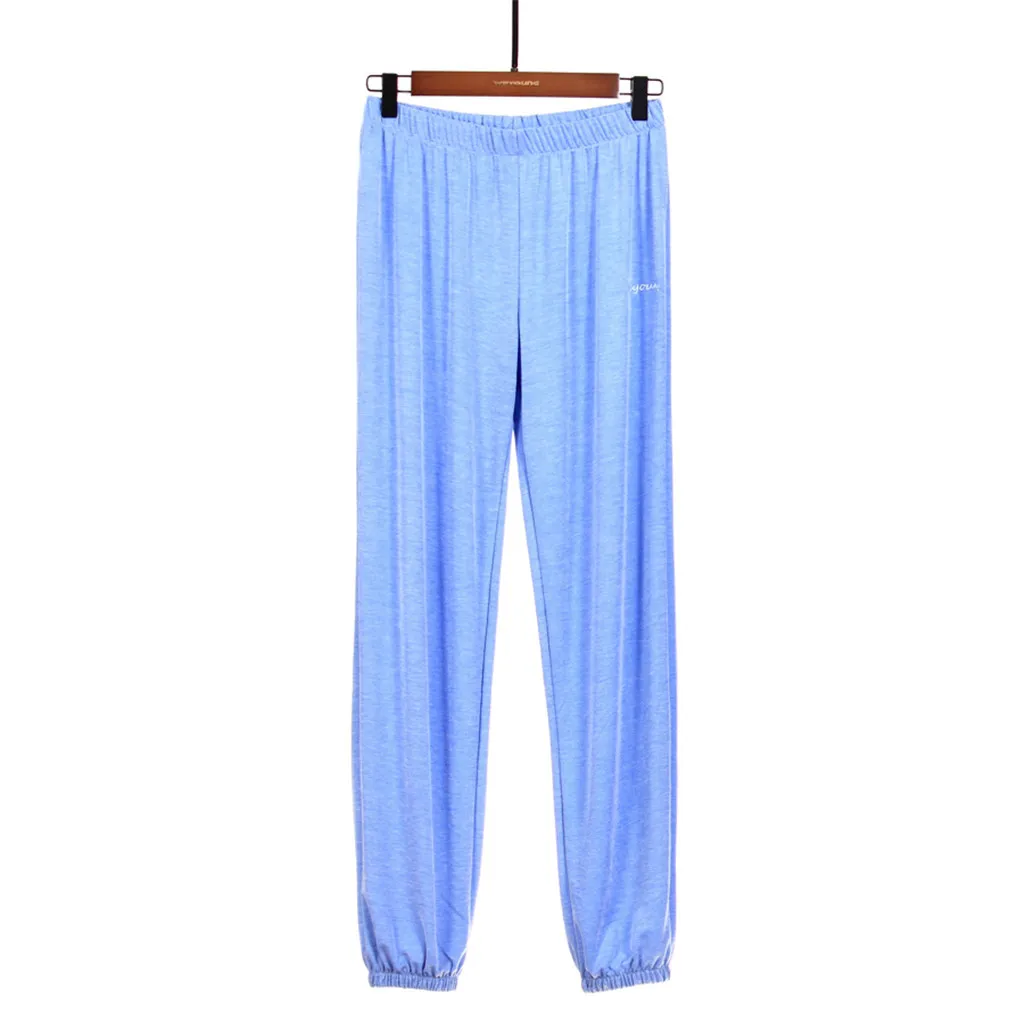 Women Jogger Pants New Arrival And Autumn Female Pants Student Mosquito-Proof Wide Leg loose Capry solid summer Free Shipping7.5
