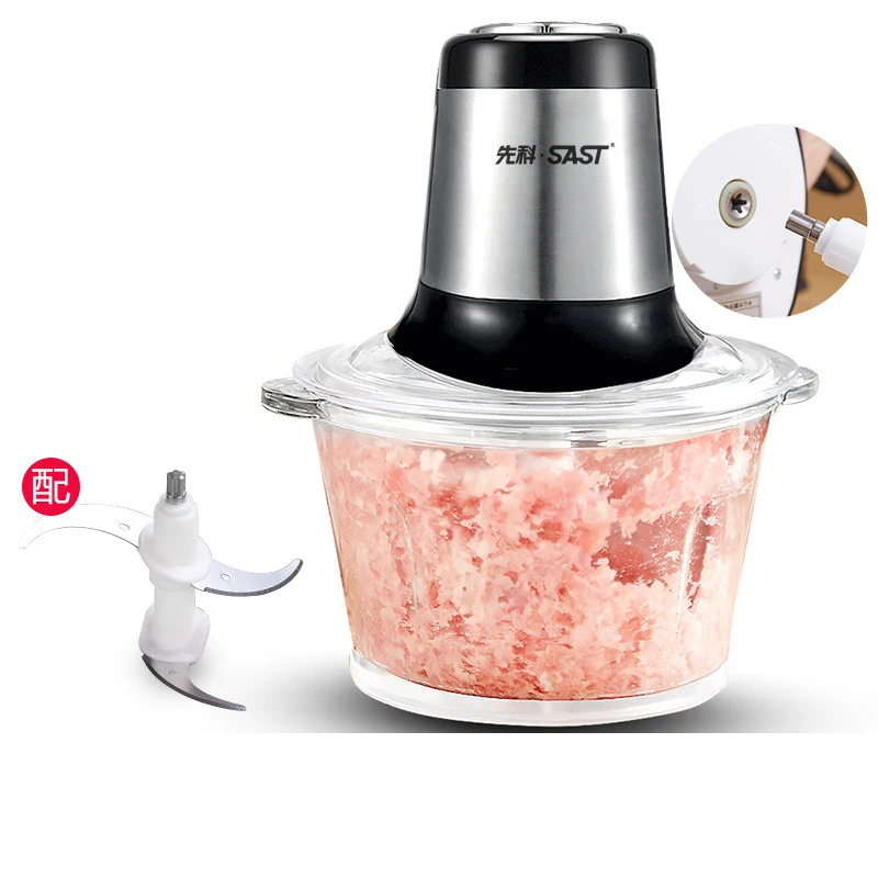

meat grinder Stainless Steel Chopper Electric Automatic Mincing Machine High-quality Household Grinder Food Processor