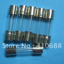 100 шт стеклянный предохранитель 6A 250 V 5 мм x 20 мм Быстрый плавкий предохранитель Горячая