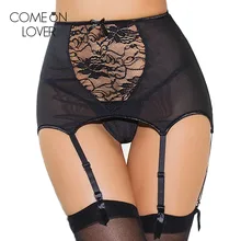 Comeonlover, высокая талия, тонкая подвязка, пояс, высокое качество, сексуальное свадебное нижнее белье, пояс для чулок, 2 шт., трусики с подвязкой, PE5140