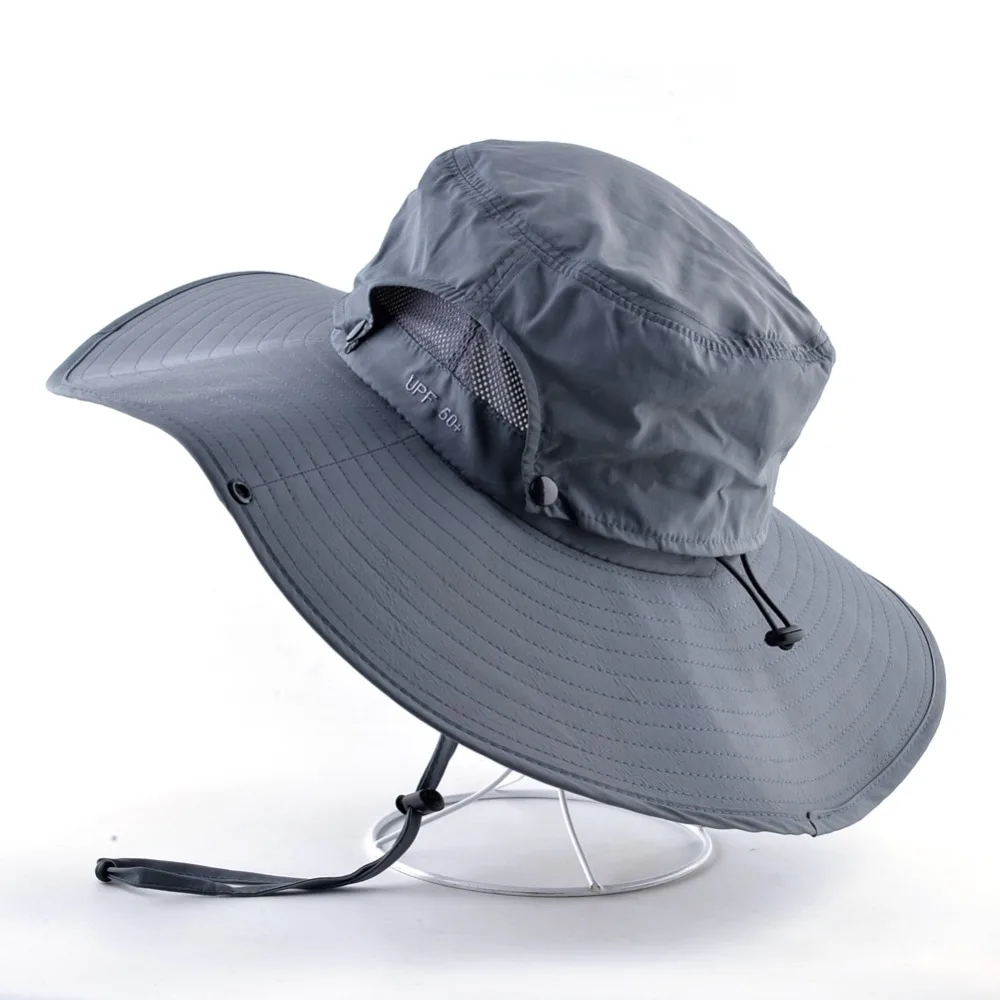 Elegant Unisex Wide Brim Anti-UV Bucket Hat