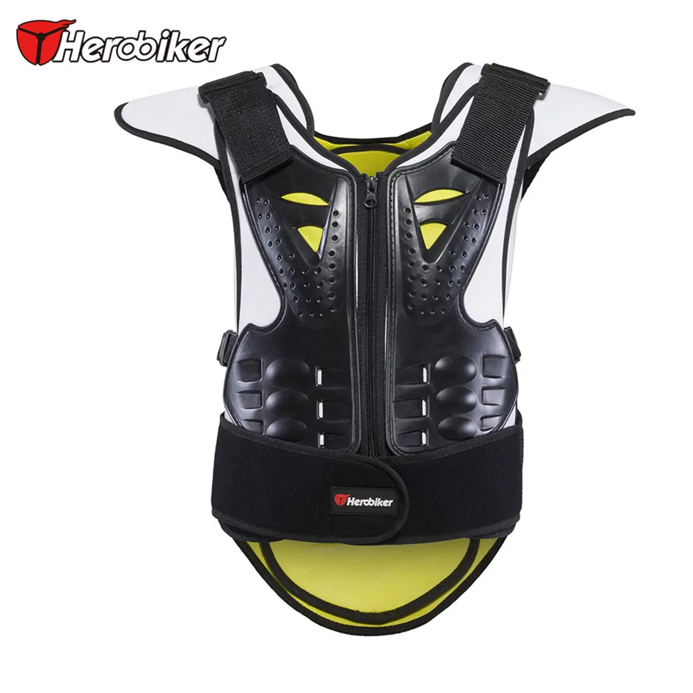 

HEROBIKER Men Women Motorcycle Body Armor Vest Motocross Waistcoat Protector Unisex Motorcycle Armor Moto Protective Gear