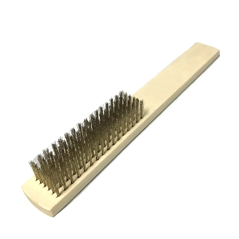 Home Barbecue Cleaning Brush Outdoor BBQ Grill Kitchen Sink Cleaner Tools Stainless Steel Wire Bristles Cooking Accessories