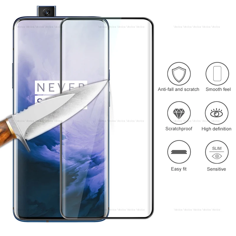 Закаленное стекло для Oneplus 7 Pro полная защита экрана Oneplus7 One Plus 7Pro 1 +