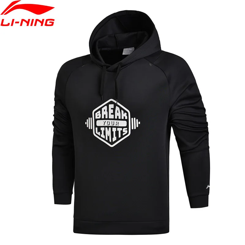 Мужской тренировочный свитер Li-Ning классический спортивный топ из 93% полиэстера и