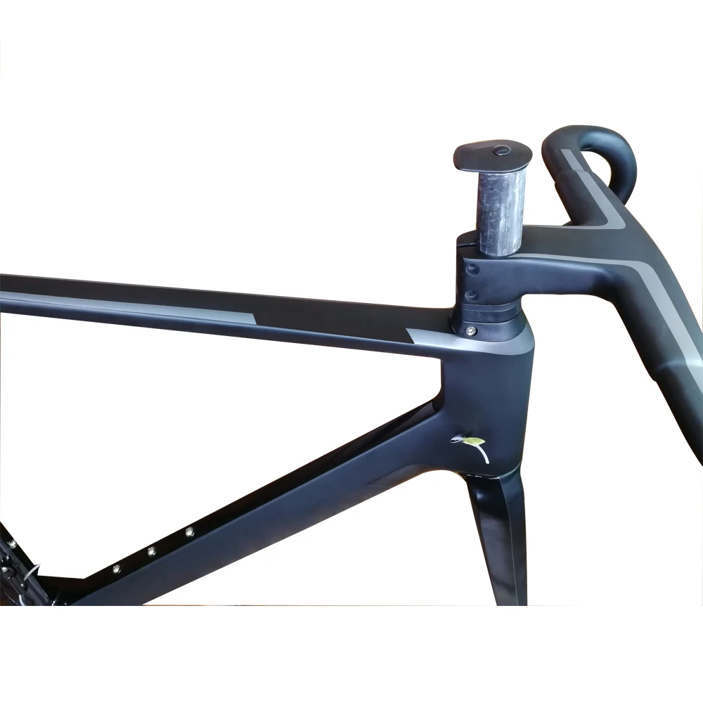 Discount 2019 new TOP T1000 UD carbon road frame bicycle racing bike frameset can be disc brake disk +handlebar taiwan made XDB DPD ship 3