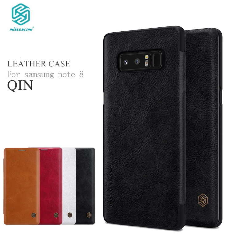 Nillkin Флип чехол для Samsung Galaxy Note 8 QIN серии PU кожаный для Samsung Note 8 чехол