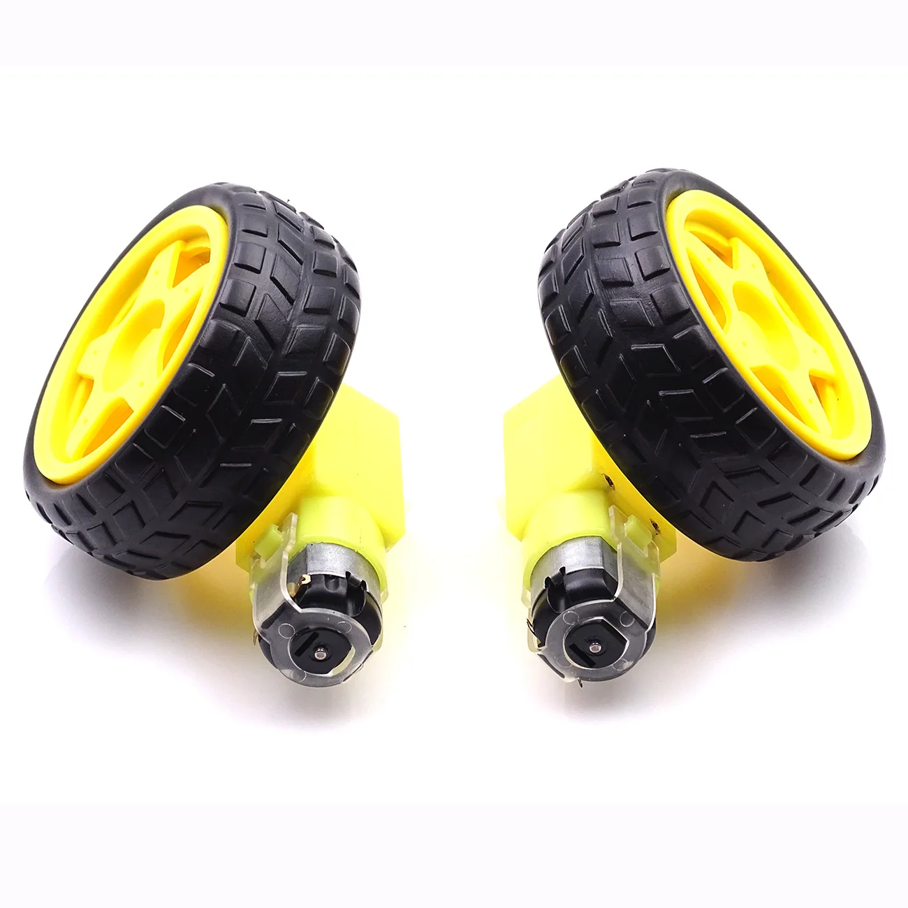 2lot/package Deceleration Dc Motor + Supporting Wheels Smart Car