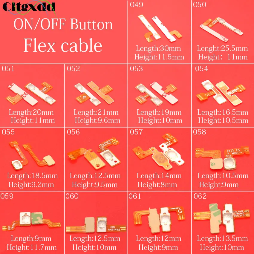 Cltgxdd 14 моделей отечественных кабель смартфона переключатель универсальный Мощность Кнопка громкости ключи переключатель машины проводки Ремонт Замена