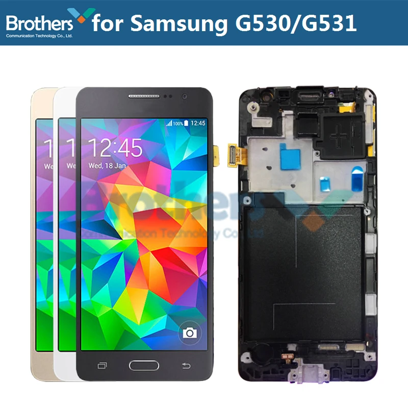 Beste Voor Samsung Galaxy Grand Prime G531 G531F SM G531F G531H LCD Display Met Frame Touch Screen Digitizer Vergadering G531 G530 LCD