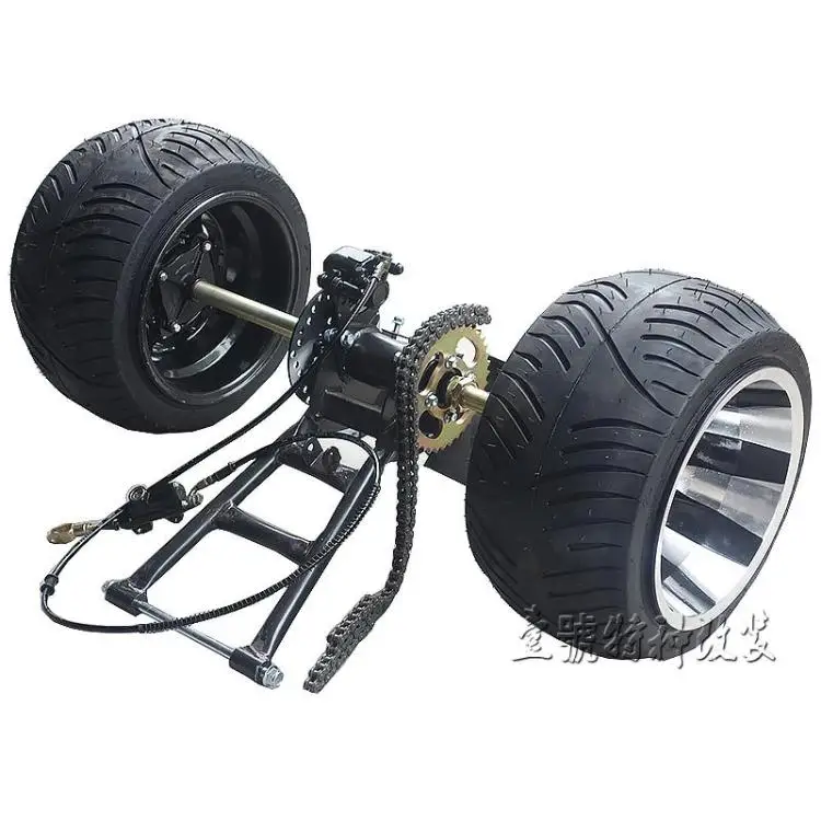 ATV GO KART картинг DIY Подвеска задняя ось поворотный рычаг вилка с 10 дюймов обод колеса шины