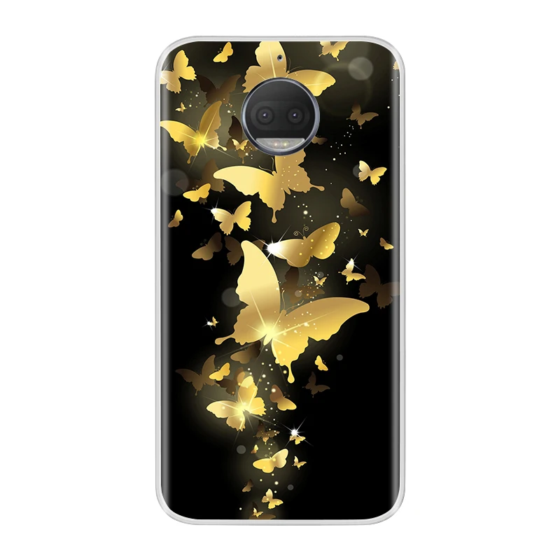 Для Moto G5S чехол, силиконовый мягкий, симпатичный, из ТПУ, с модным цветком, чехол для телефона, для Motorola Moto G5S - Цвет: No.5