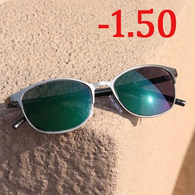 WEARKAPER Titanium Alloy Sun glasses Transition Photochromic Myopia Eyeglasses Men Women Eyewear prescription Glasses Frame - Цвет оправы: -150