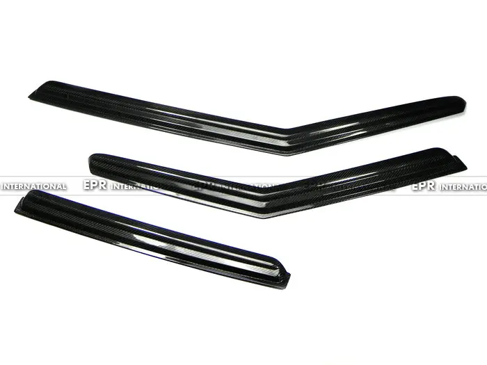 

Car-styling For Hyundai Veloster Carbon Fiber Window Visor Wind Deflector 3pcs Accessories Kit
