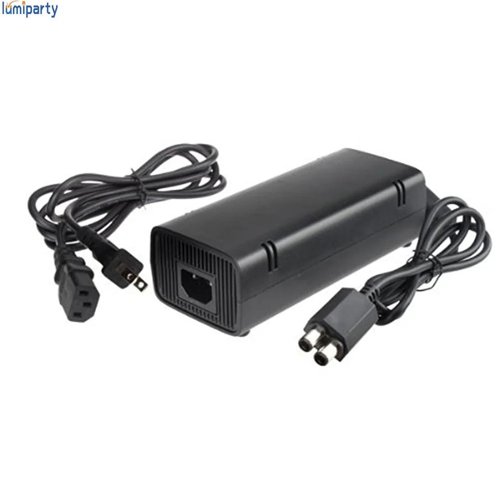 LumiParty 100 250V AC Adapter Power Supply For Microsoft XBOX 360 SLIM