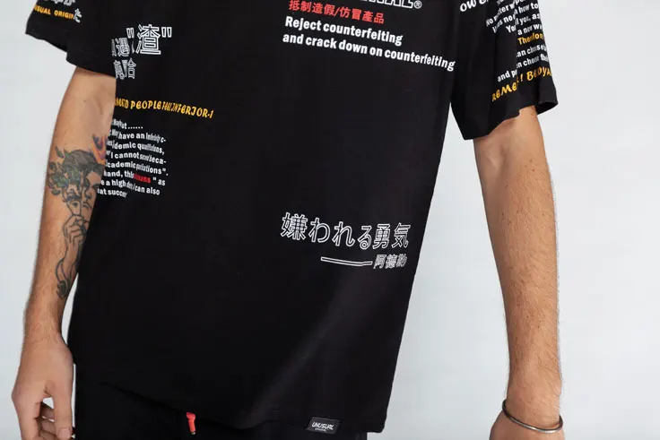 Chinese Characters Printe Tshirts 8