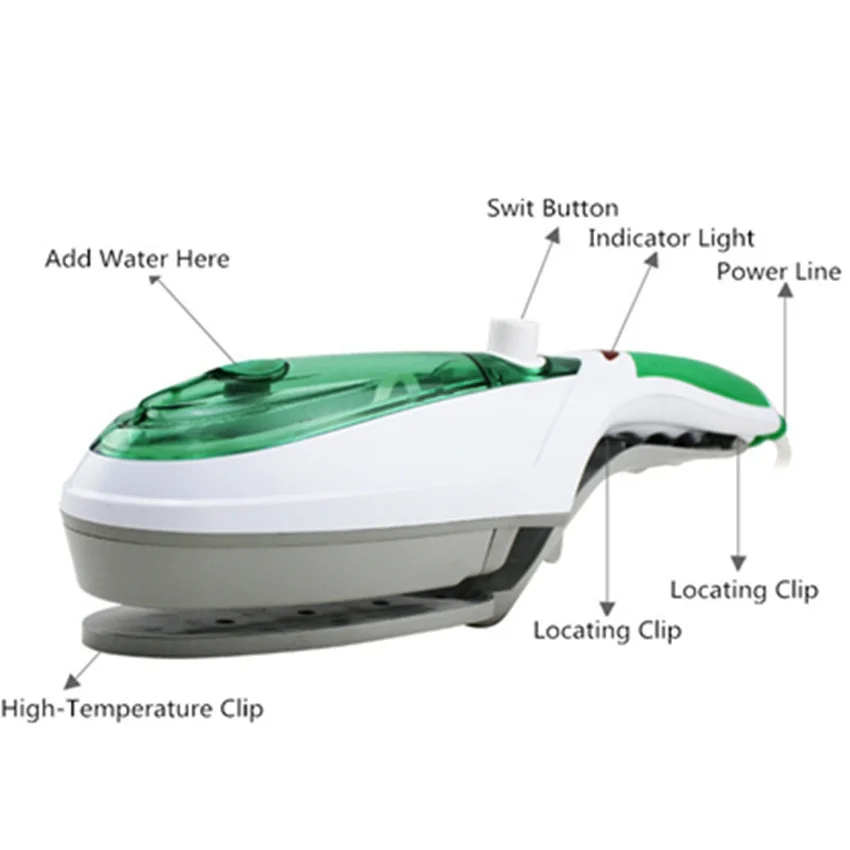 Портативный отпариватель одежды 1000 Вт ручная машина для паровой глажки белья